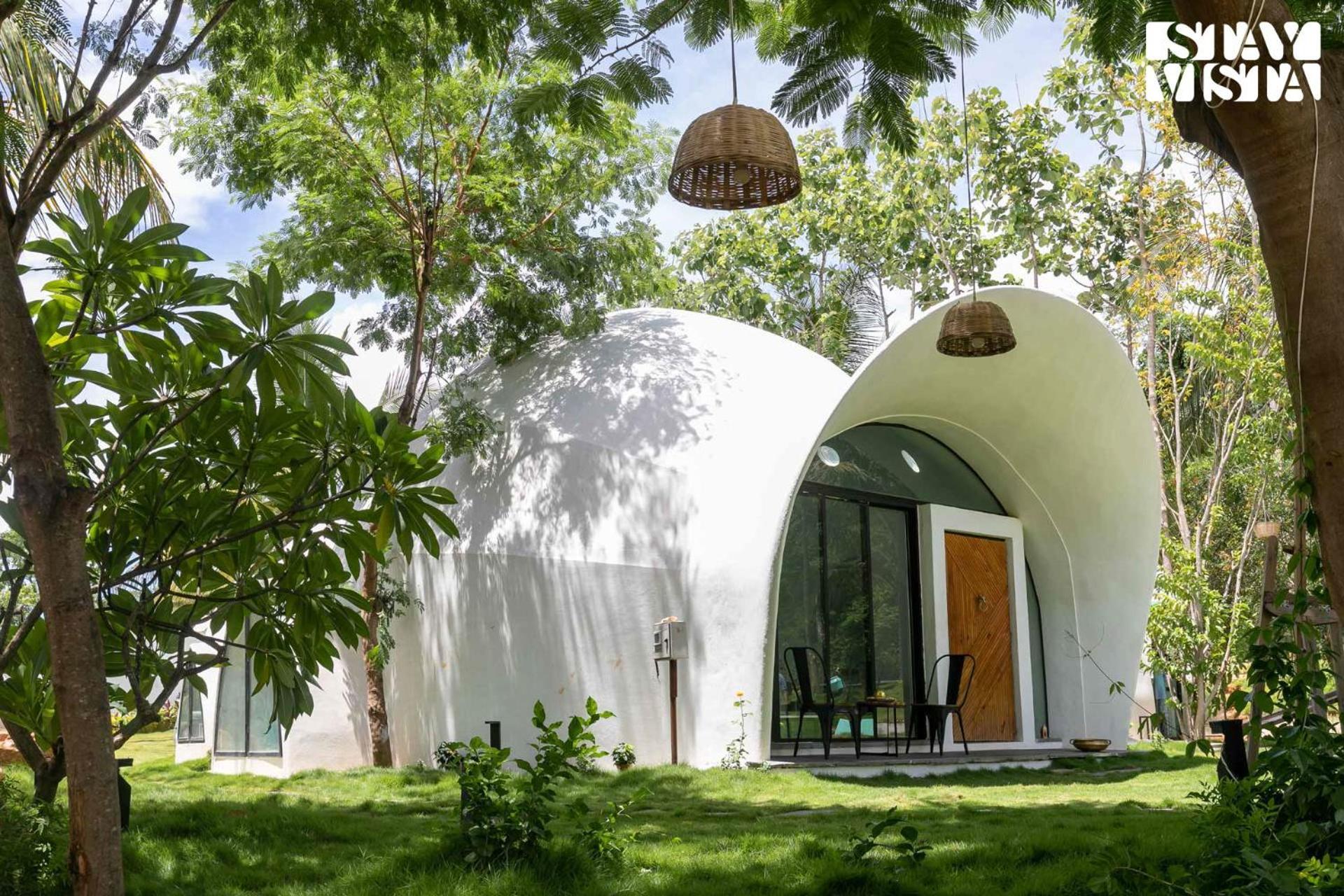 Stayvista At Shwaas Mysore With Private Pool Bagian luar foto