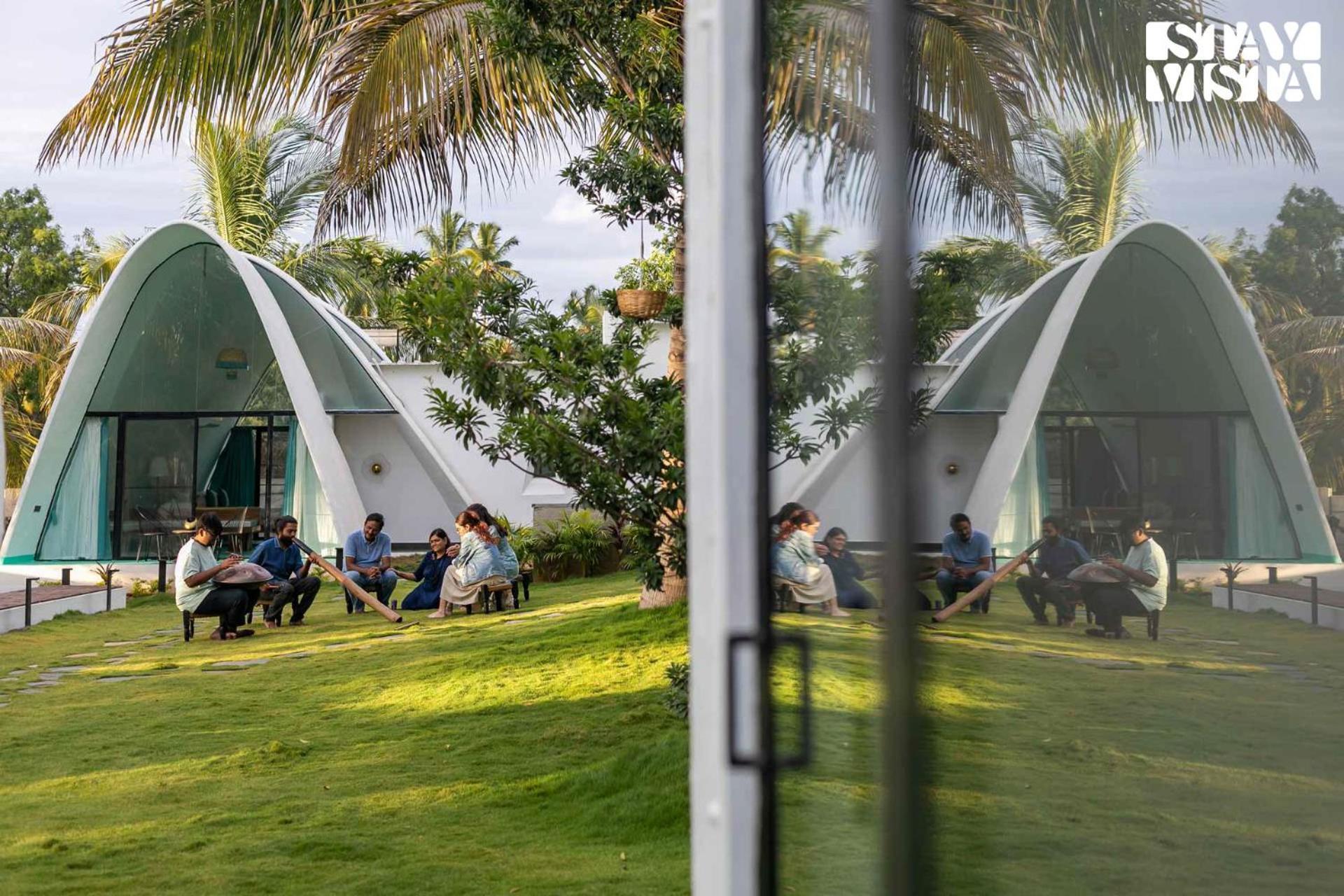 Stayvista At Shwaas Mysore With Private Pool Bagian luar foto