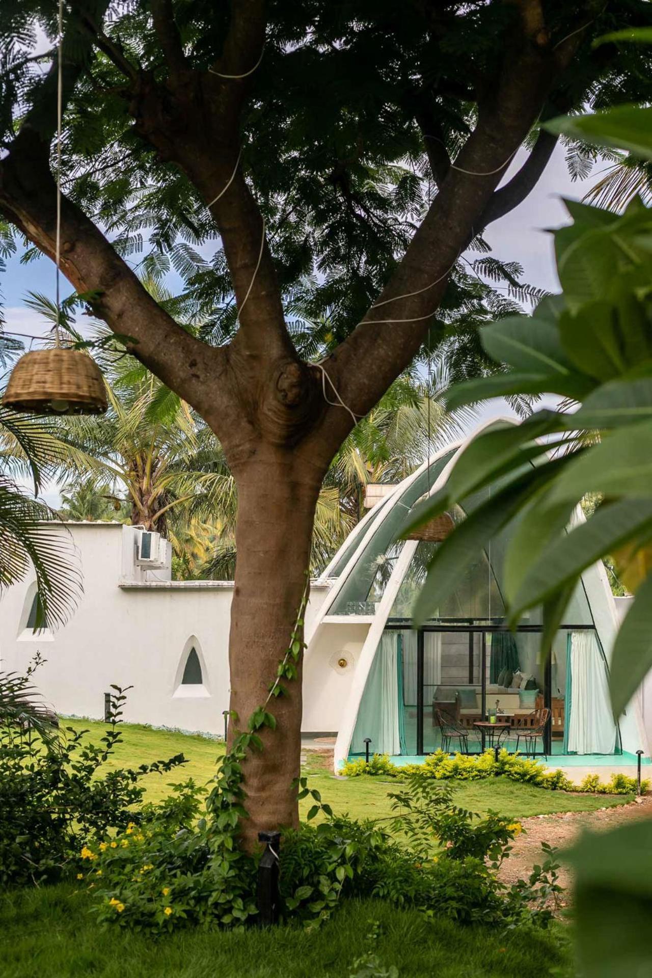 Stayvista At Shwaas Mysore With Private Pool Bagian luar foto